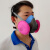 KN100硅胶防尘口罩装修打磨煤矿水泥厂高透气好呼吸可清洗面具罩 硅胶KN100面具一套+2对滤棉 送