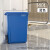 YYN商用无盖垃圾桶大容量2023厨房超大方形餐饮40大号20L 20L红色长方形桶