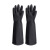 榕茂和 加长黑橡胶手套防水手套 加厚工业60cm劳保手套