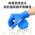 爱马斯一次性丁腈手套加厚 防油防滑耐酸碱 实验工业100只/盒 蓝色APFNCHD S码