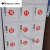 定制数字贴纸编号码标签贴防水pvc餐馆桌号活动机器序号贴纸定制 1-10 小