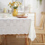 花思雨白色茶几桌布蕾丝餐桌布长方形布艺台布欧式小清新桌布家用盖布 玫瑰花型 方巾6060cm