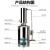 电热蒸馏水器蒸馏水制水器实验室全自动断水自控提纯蒸馏机不锈钢 5L蒸馏水器自控型