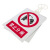 比鹤迖 BHD-5596 电力安全标识 PVC警示标识牌安全告示牌 禁止分闸挂钩标牌200*160mm 1个