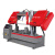 锯床4028大型工业金属切割机全自动送料角度液压卧式带锯床定制 H-50/65s预付款