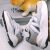 德尔惠（DEERWAY）断码N字夏季新款网面运动鞋慢跑反光透气男鞋休闲运动女鞋情 元组灰 36