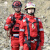 新式工作服消防服套装应急抢险救援服作训服耐磨套装套装男 红色上衣裤子 4XL190190205斤