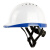 成楷科技 CKT-NTN 国标安全帽工地领导用 ABS防砸防冲击 双色透气安全头盔 蓝色 1顶