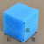 epe珍珠棉泡沫板包装小正方体填充防撞泡棉材防震垫片方块电线盒 蓝色 2*2*2cm4000个