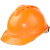德威狮500豪华型工地安全帽标国标加厚建筑工程防砸防冲击印字 ABS豪华透气一指键黄