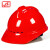 飞迅 安全帽 新国标V型透气ABS防砸三面透气 建筑工程工地加厚电力安全帽 红色