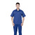 征战虎HDDZ02 华电标准款夏季短袖工作服套装 海蓝色 定制款