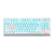 狼蛛（AULA） F3001无线蓝牙机械键盘87键有线游戏电竞吃鸡专用电脑笔记本办公平板手机小型便携 三模-活力橙蓝光红轴