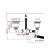 琼铭厨房水槽40排水管适用于O派洗菜盆下水器配件双槽后置防臭管 双槽管+圆形溢水