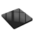 黑色超薄开关暗装86型有机玻璃镜面家用一开五孔插座面板 电脑网路五类（有机玻璃）
