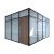家莱宝（JIALAIBAO）办公室高隔断单玻双玻钢化玻璃隔断80款 测量/安装方案