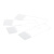世泰 粘附载玻片超白玻璃材质 单头单面白色涂装  带CITOGLAS字样及两个+符号 158105W 整箱销售