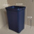 长方形黑色户外垃圾箱内胆垃圾桶收纳桶塑料垃圾内桶无盖商用 塑料垃圾桶内桶A款