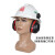 定制安全帽耳罩隔音降噪防噪降音工厂工业护耳器插挂式安全帽用 保盾牌5007E型耳罩塑料支架