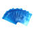 蓝色VCI气相防锈包装袋平口防锈PE袋金属零部件海运出口防锈袋防潮防腐防锈袋 PE+VCIi 蓝色防锈自封袋双面20丝100个 5*7cm