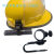 婕茵桐定制安全帽消防手电筒夹头盔头灯支架安全帽侧灯卡扣夹子安全帽固 J型A(18-23.5毫米)