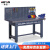 和崟 HZ-GYX1545P 工业灰不锈钢台面钳工台重型平抽工作台操作台实验桌 1500*750*800mm