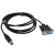 USB转圆头8针 适用于仪连PC RS232串口线 DB9款(COM口) 1.8m