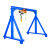 稹目龙门吊起重机移动龙门架电动小型升降吊机1/2/3/5T手推式无轨行吊 1吨2米X2米