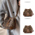 甲门（JIAMEN）小包包女2024新款豹纹时尚单肩斜挎包高级质感小众设计水桶包 咖啡色