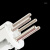 三芯4针5孔防水工业插头插座连接器IP44大功率63A 3芯63A明装插座(MN6311)