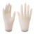 爱马斯(AMMEX) 一次性乳胶手套,乳白色，无粉,中号,100只/盒；TLFT44100