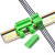 导轨式接线端子插拔式公母免焊对接2EDG-UKR-5.08 机箱固定轨道式 19P整套【1只】