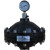 PVC膜片式脉冲阻尼阀  计量泵专用脉动阻尼器 UPVC防脉冲阻尼器 DN15(20mm) 0.35L