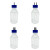 实验室玻璃补料瓶发酵罐孔试剂加料瓶不锈钢补液瓶蓝盖单双三四通定制 小号500ml单通