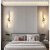 极简新款简约卧室床头壁灯创意轻奢客厅长条灯电视背景墙格栅壁灯 黑色款-60长-单色暖光