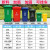 垃圾桶大号商用带盖户外分类桶加厚环卫物业240L大型垃圾箱可挂车 50升加厚红色有害垃圾