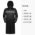 哲卜全身防暴雨专用男女款成人户外便携新款雨披单人加厚长款雨衣 经典款(单层)-黑色 XL