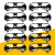 烧电焊眼镜焊工专用防护平光太阳眼镜透明氩弧二保焊防强光打眼护 透明10个
