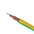 禅诚电缆 BV7股(软)6平方 铜芯PVC绝缘电线 100米 黄绿双色