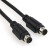 8芯插头 MD8芯连接线 PLC公对公 公对母连接线 8针圆头线 公对母 15m