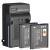 蒂森特（dste）适用于奥林巴斯TG-850 860 U1010 U1020宾得wG4/1/2/3卡西欧TR100/200理光PX 相机电池套装 LI-50B
