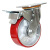 稳斯坦 重型脚轮 刹车轮 铁芯聚氨酯PU工业轮子（4寸刹车-承重250kg） WST160