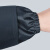 聚远（JUYUAN）防尘工作服带面罩头套打磨专用分体全身连帽防护服 上衣+裤子 黑色S码  一套价