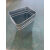 果皮箱适用户外不锈钢内胆收纳铁桶圆桶镀锌板内桶方形加厚垃圾桶 方桶长25宽25高43.5