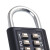 稳斯坦 八位数字按键密码锁 黑色 健身房更衣柜工具箱固定密码防盗挂锁 WY0580