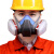 梅安2104防毒面具全面罩喷漆专用化工气体全脸防护呼吸器打农药防烟防尘罩 1号梯形滤毒盒（1对）