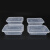 冰禹 一次性餐盒打包盒 外卖快餐饭盒塑料饭盒 1000ML加厚注塑款(20个) BYyn-797