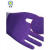 东涛涂胶皱纹防油渍手套乳胶劳保工作耐磨防水防护牛筋耐用型 紫色60391包-12对 均码