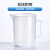 塑料烧杯量杯带刻度500毫升专用大容量烘焙量筒1000毫升小计量杯 有柄带刻度 5000ml 1个