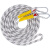 户外高空作业安全绳涤纶绳安全绳登山绳安全带连接绳延伸绳耐磨绳 10米双钩(耐磨型)